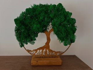Jeden mechový stromeček 🌳 Dlouho jsme neukázali mechové práce, tak zde jedna je💚 Mechový strom života 🤌🏻 dokonalý dárek...