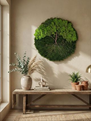 Varianta ORGANIC.🌳 Nejvěrnější dotek přírody. Objevte krásu stabilizovaného mechu u Vás doma!✨ ▪️Materiál: Skutečné...